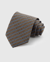 TRUFFLE PINSTRIPE TIE