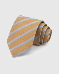 CAMEL SKY STRIPE TIE
