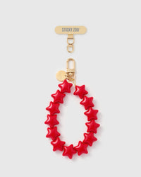CRIMSON STAR PHONE STRAP