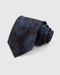 PLUM PEONY TIE