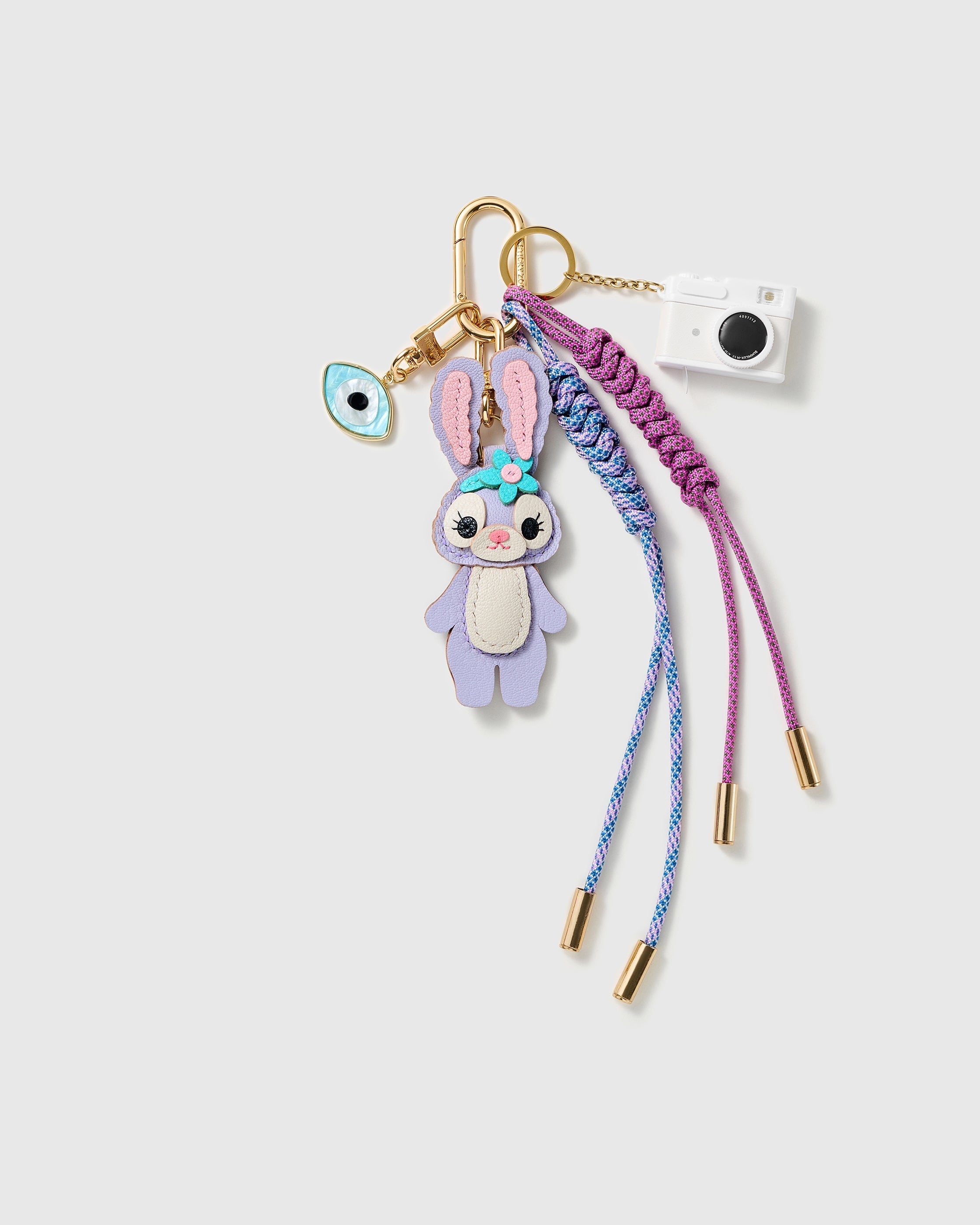 MILLIE LILAC BLOOM RABBIT STACK CHARM