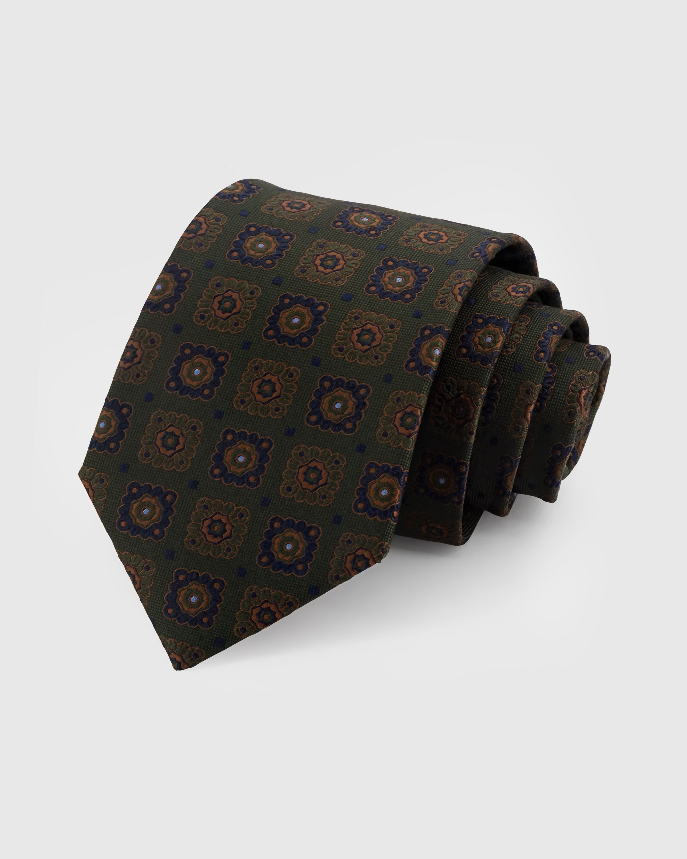 OLIVE MOSAIC TIE