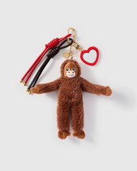 SWEET SWING ORANGUTAN HEART STACK CHARM
