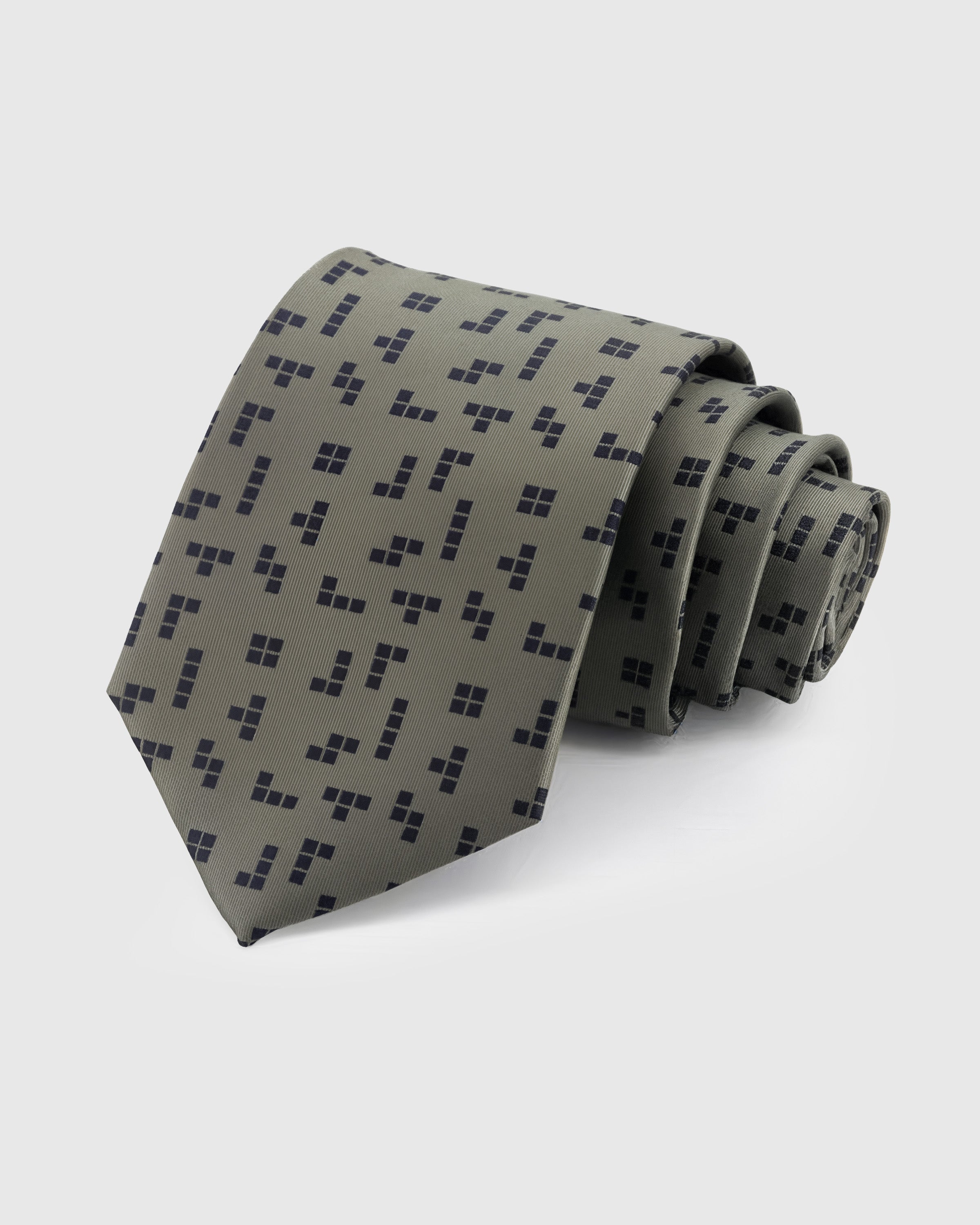 SAGE GEOMETRIC TIE