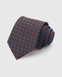 MIDNIGHT COPPER MOSAIC TIE