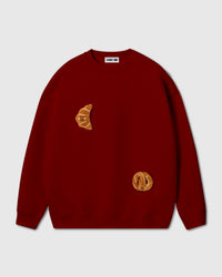 DOUBLE CROISSANT SWEATSHIRT