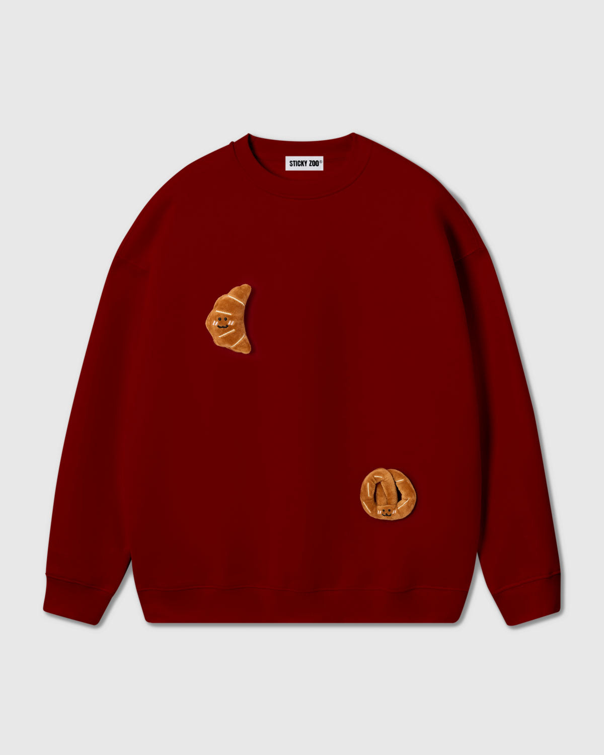DOUBLE CROISSANT SWEATSHIRT