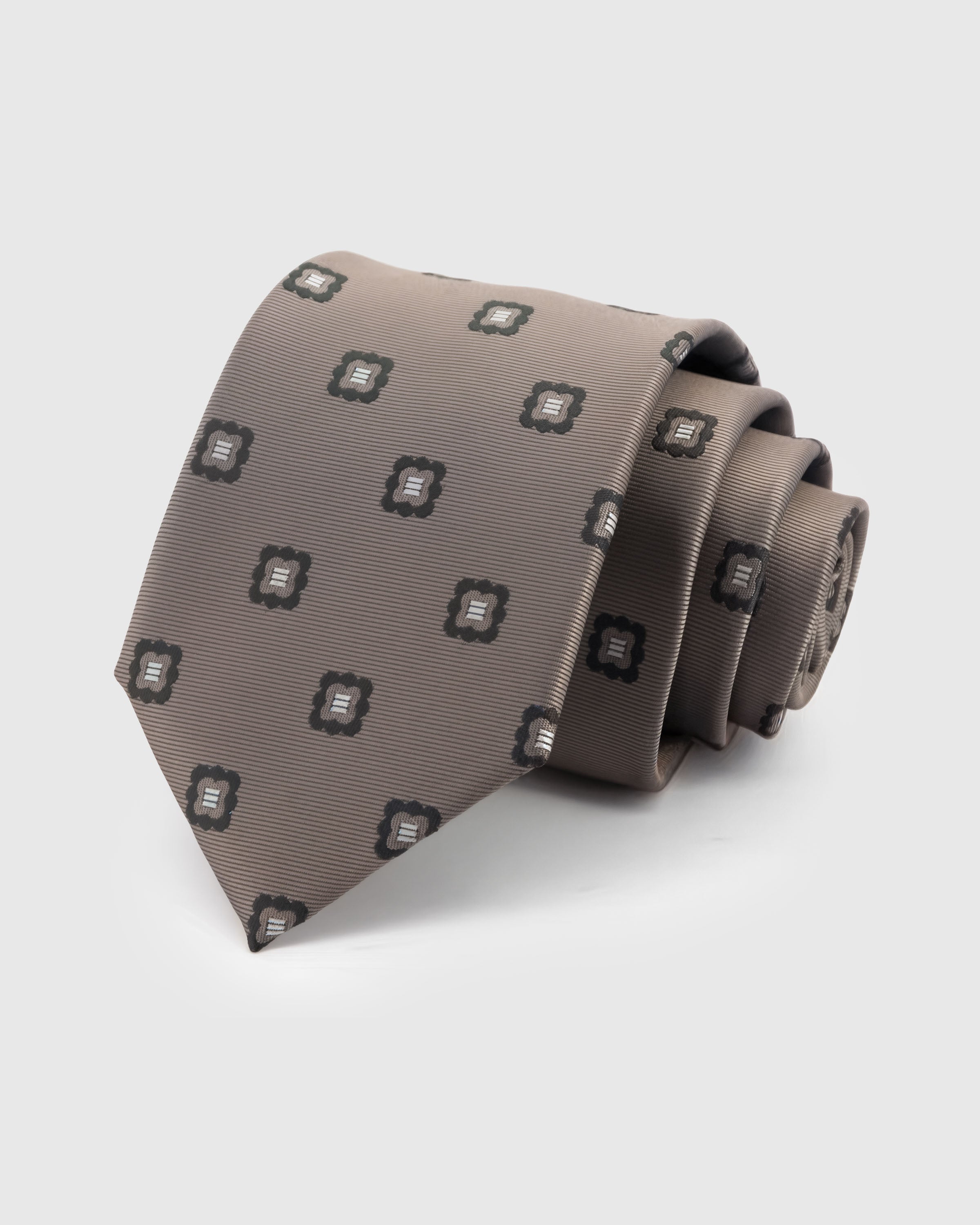 TAUPE CREST TIE