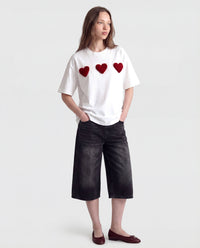 TRIPLE HEART T-SHIRT