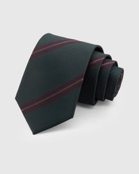 EVERGREEN STRIPE TIE