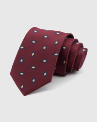 CLARET DIAMOND TIE