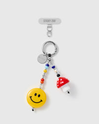 SAFFRON MUSHROOM PHONE STRAP