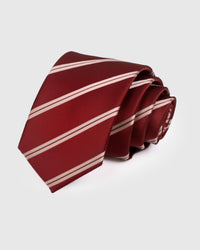 CRIMSON STRIPE TIE