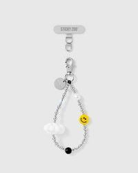 FROST CLOUD SMILE PHONE STRAP