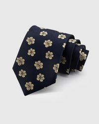 MIDNIGHT BLOSSOM TIE