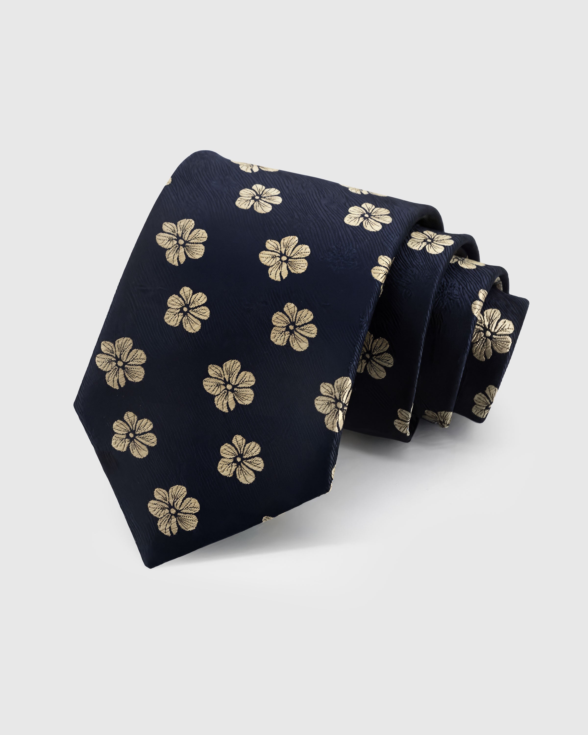 MIDNIGHT BLOSSOM TIE
