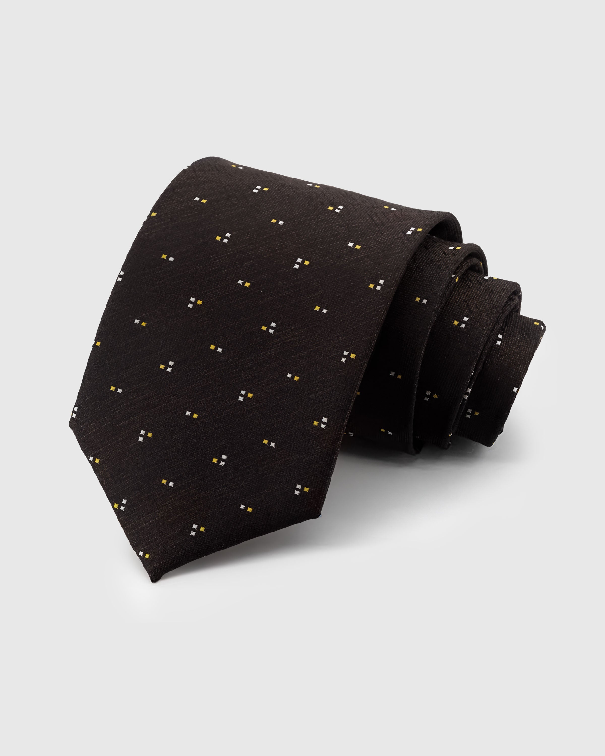 ESPRESSO PIN DOT TIE
