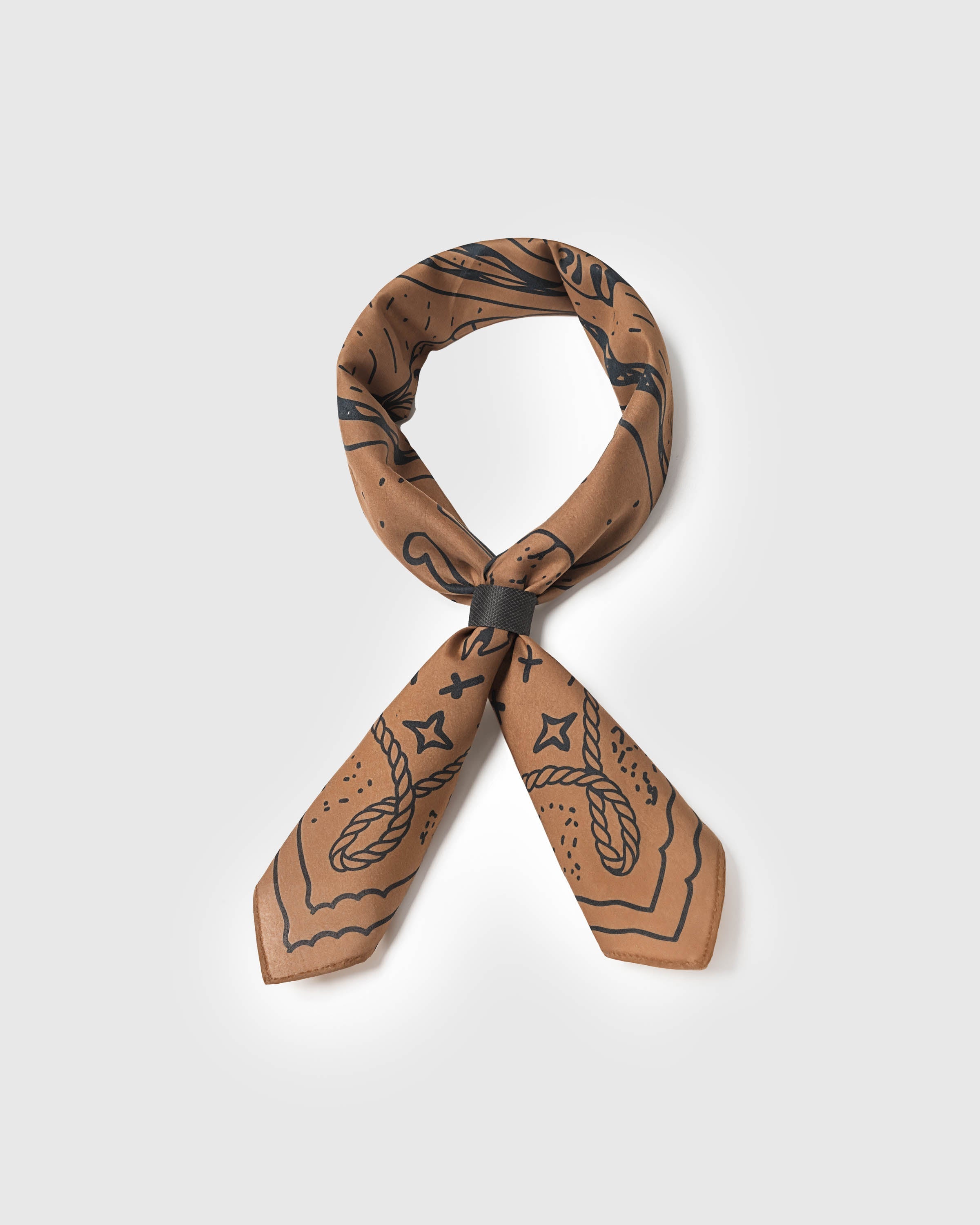 WESTERN BRIDLE SILK SCARF