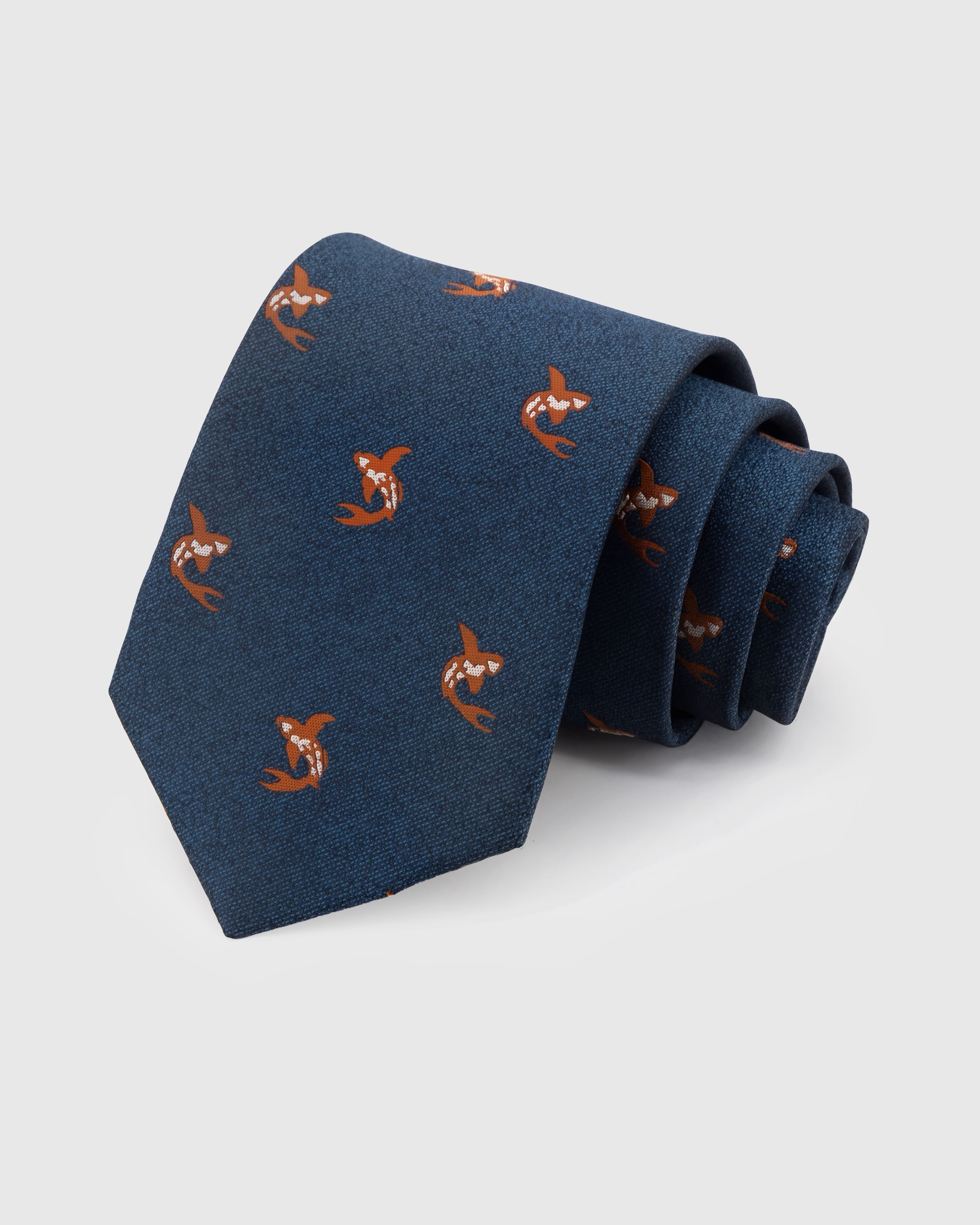 NAVY KOI TIE