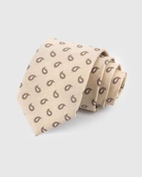 SAND PAISLEY TIE