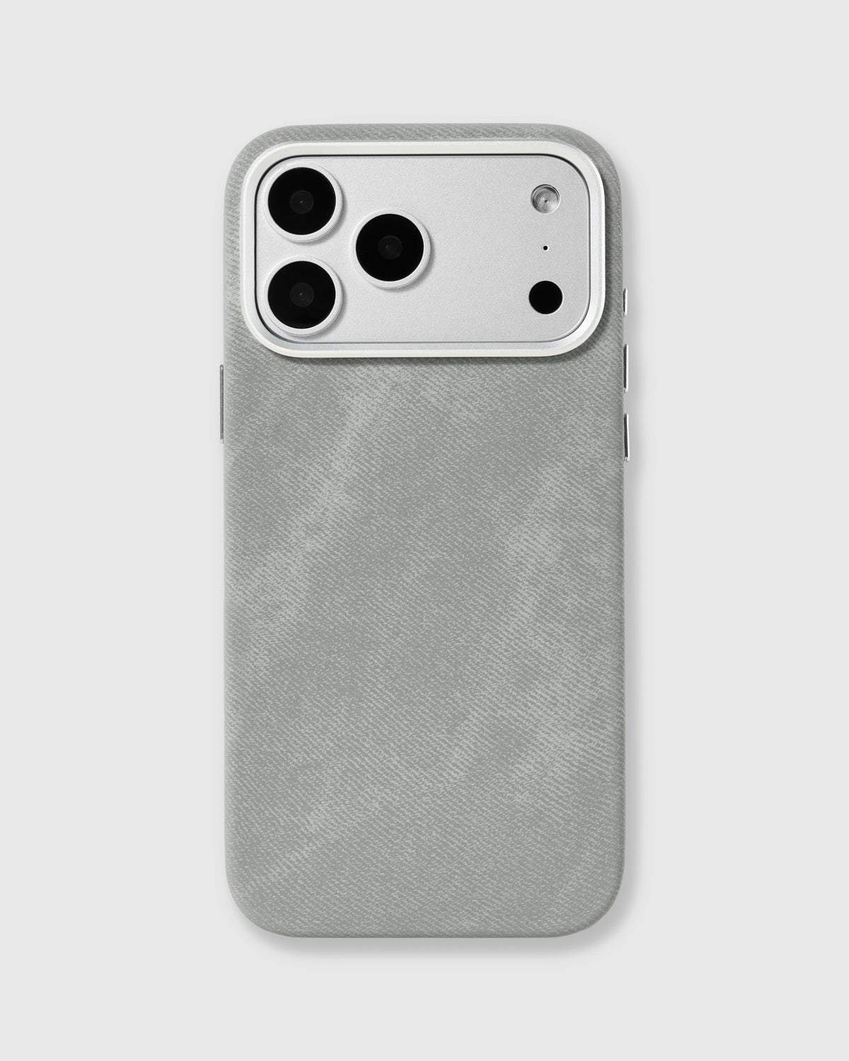 DENIM PHONE CASE — GREY