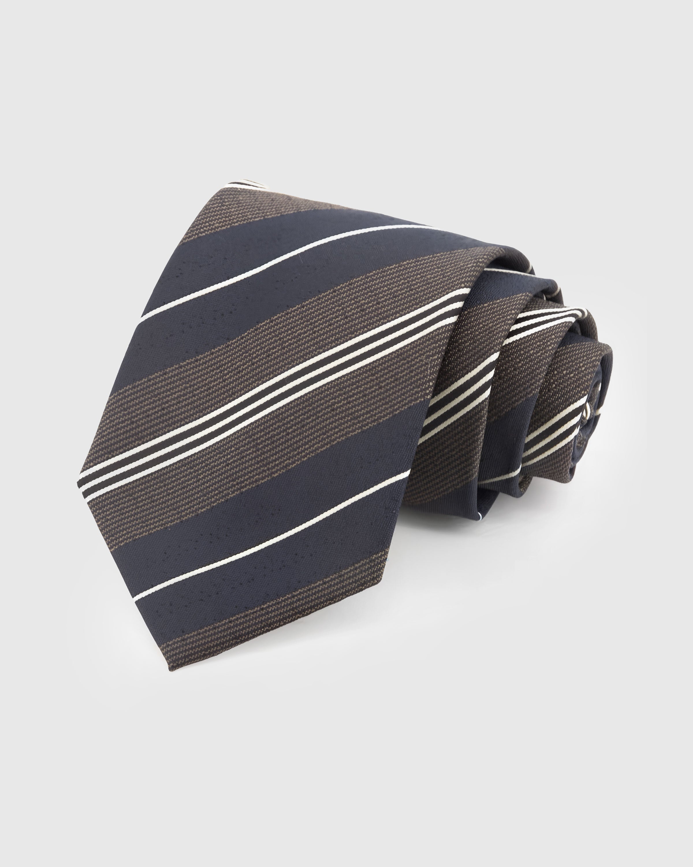 EVERGREEN RUST STRIPE TIE