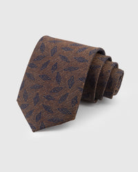 WALNUT LEAF SCATTER TIE