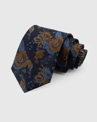 NAVY TWIN STRIPE TIE