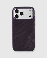DENIM PHONE CASE — PURPLE