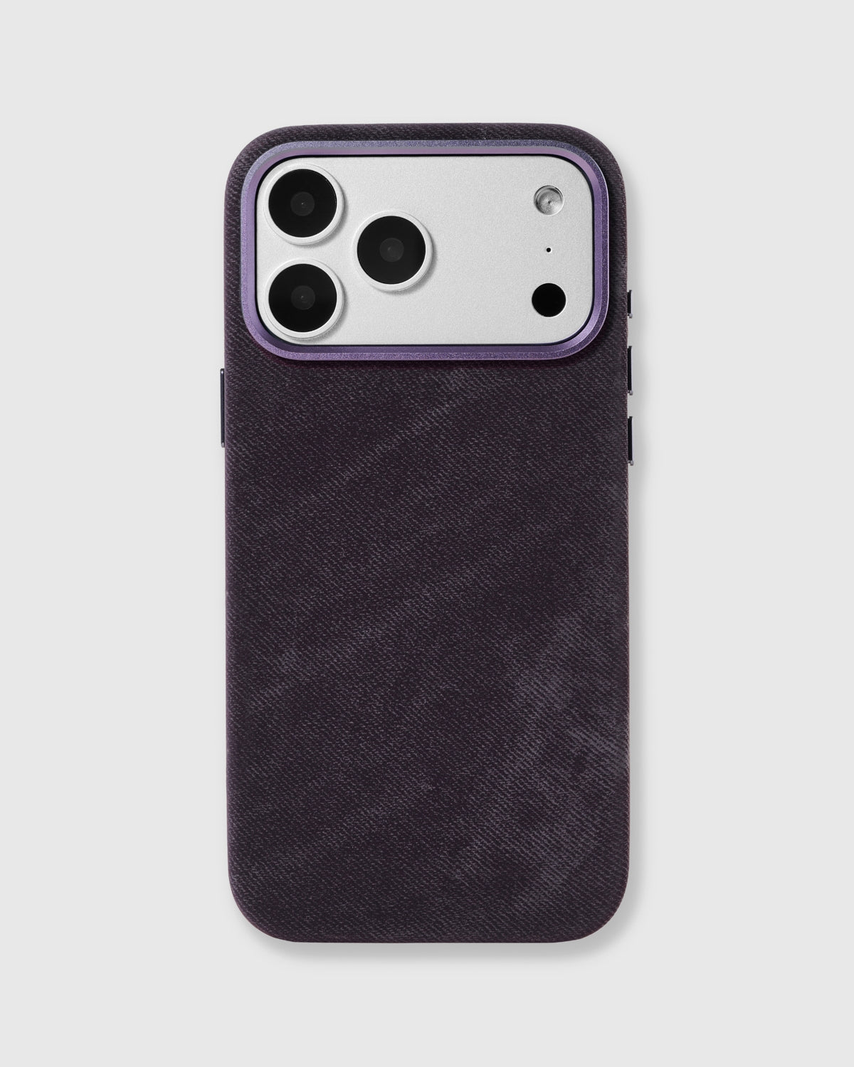 DENIM PHONE CASE — PURPLE