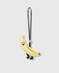 BANANA LEATHER BAG CHARM