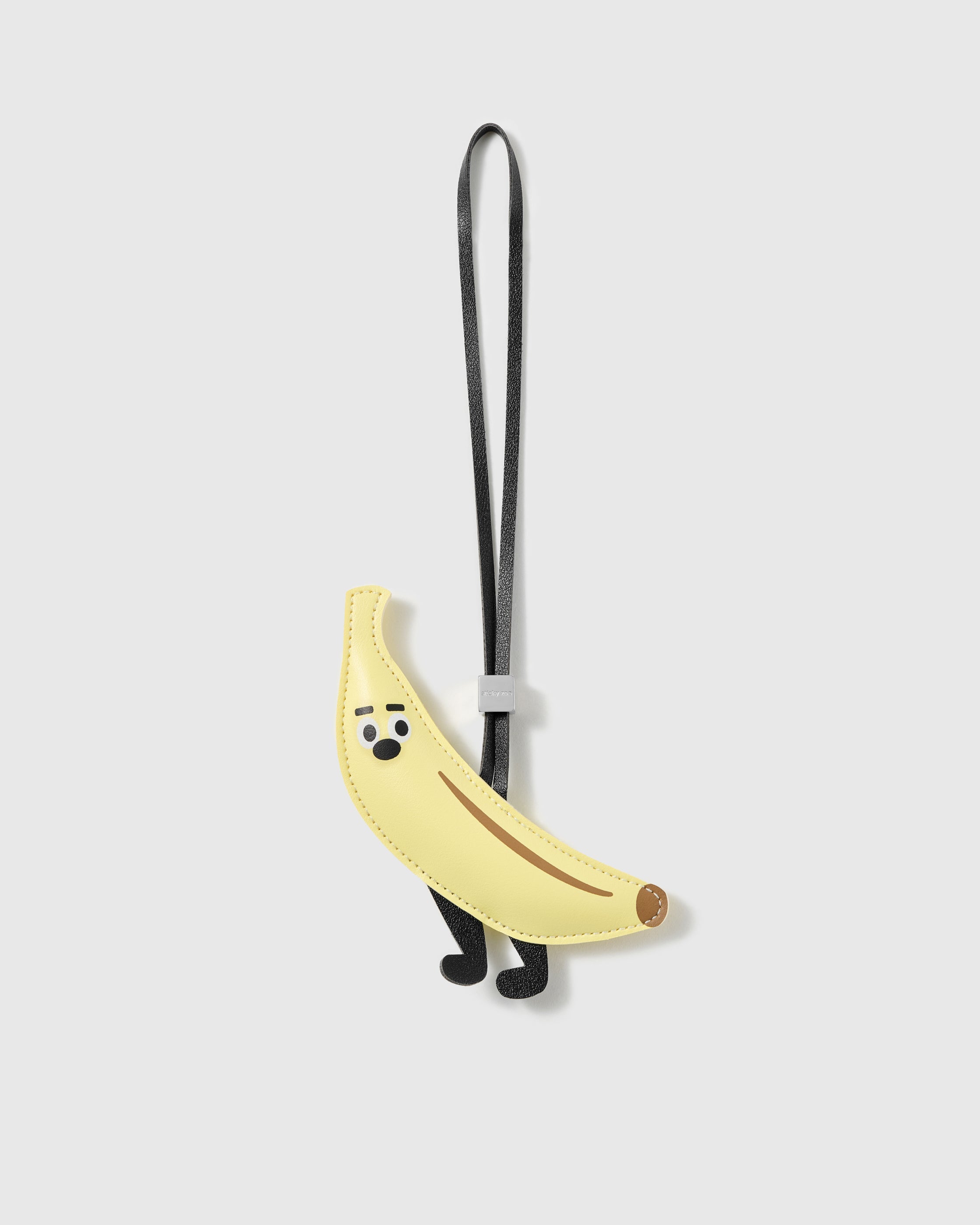 BANANA LEATHER BAG CHARM