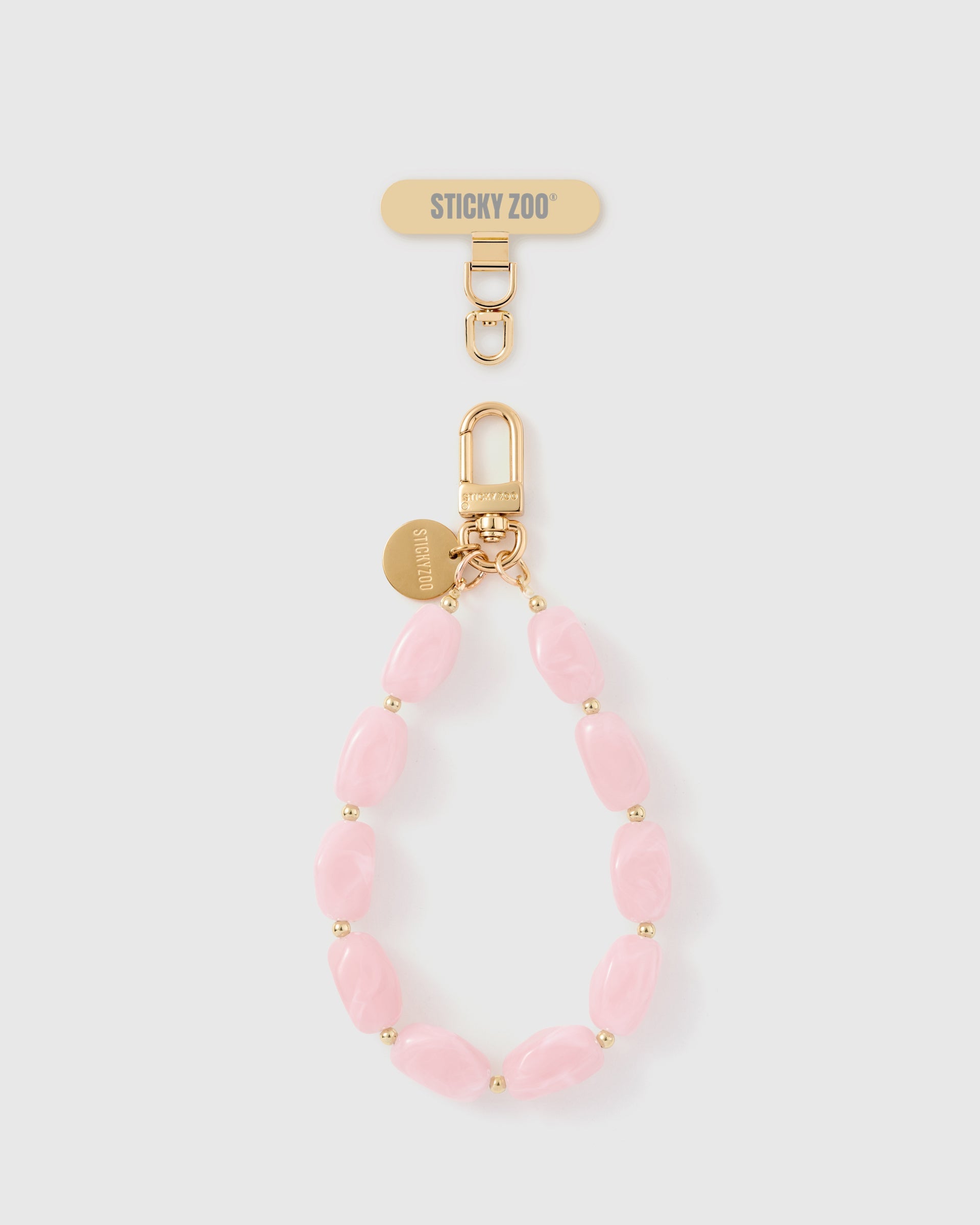 ROSE AGATE PHONE STRAP