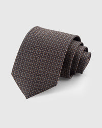 TAUPE LATTICE TIE