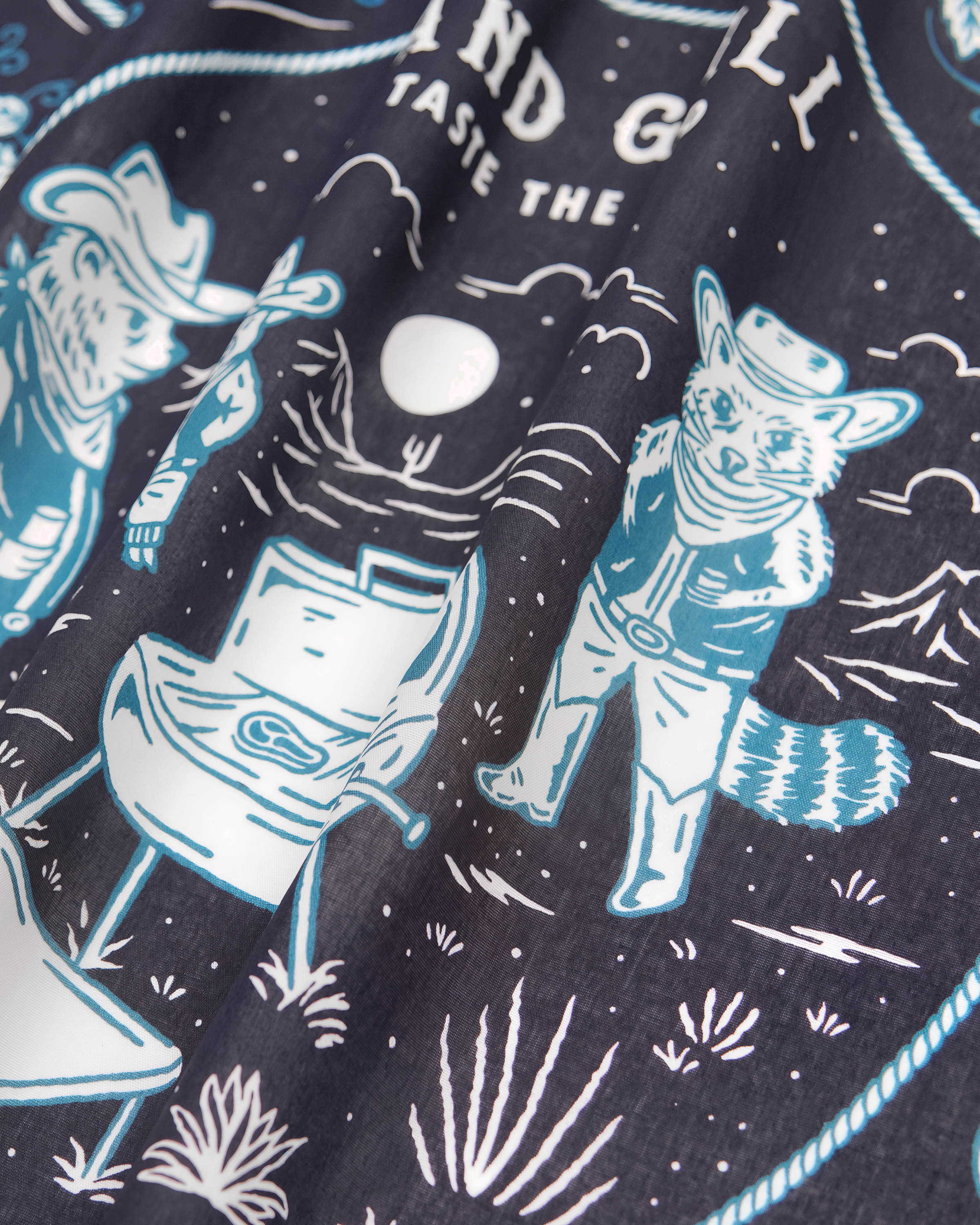 CAMPFIRE CRITTERS SILK SCARF