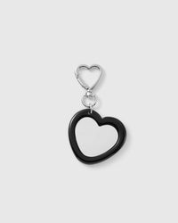 CLARA QUIET GLOW HEART MIRROR CHARM