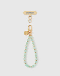 MINT BEAD PHONE STRAP