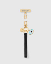 NIGHT GUARDIAN LEATHER PHONE STRAP