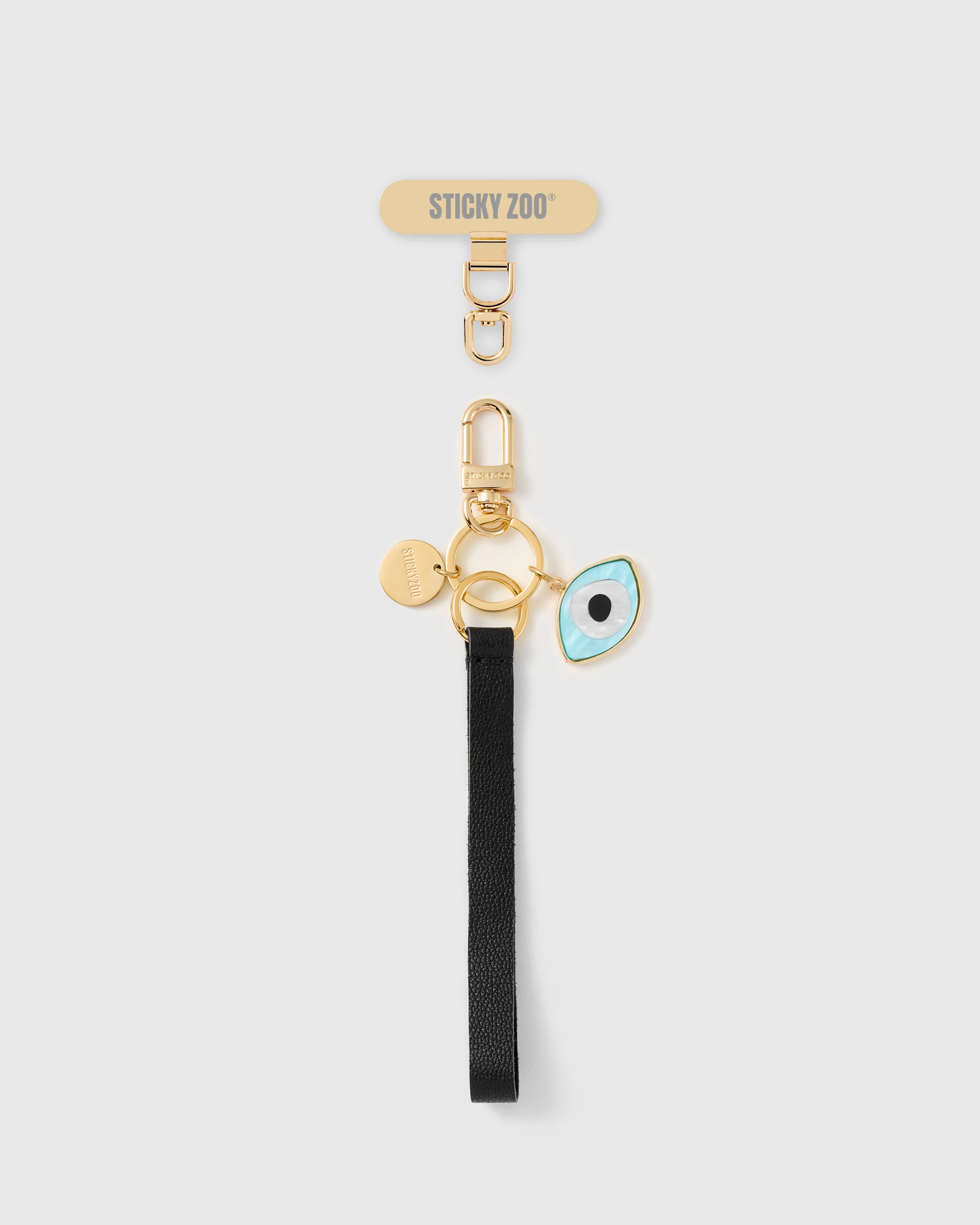 NIGHT GUARDIAN LEATHER PHONE STRAP