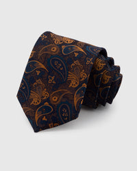 INDIGO PAISLEY TIE