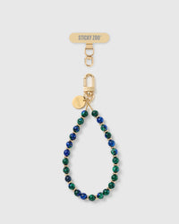 PEACOCK BEAD PHONE STRAP