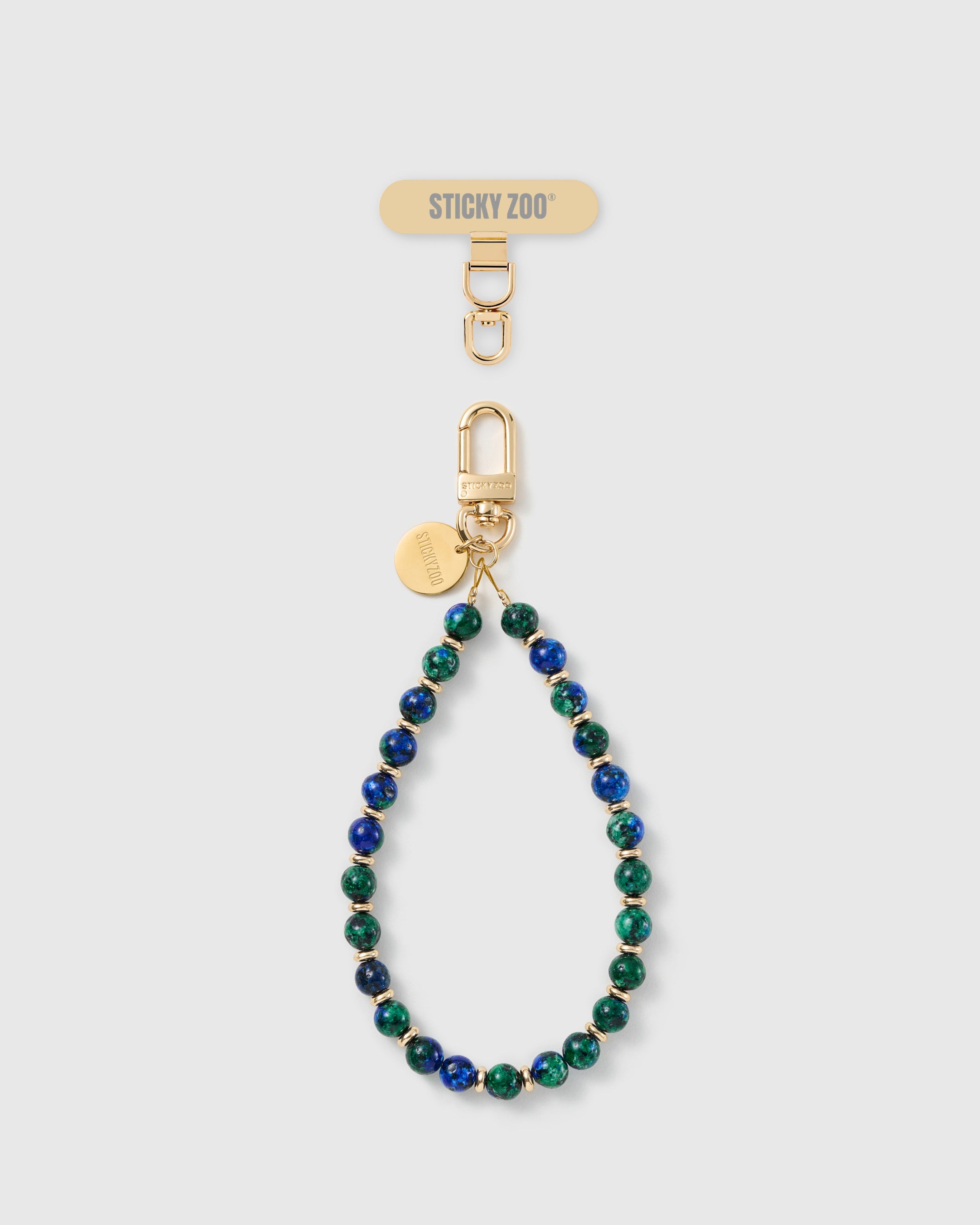 PEACOCK BEAD PHONE STRAP
