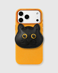 BRITISH SHORTHAIR CAT CHARM CASE — BLACK EDITION