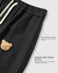 WOOL DRAPE RELAXED PANTS