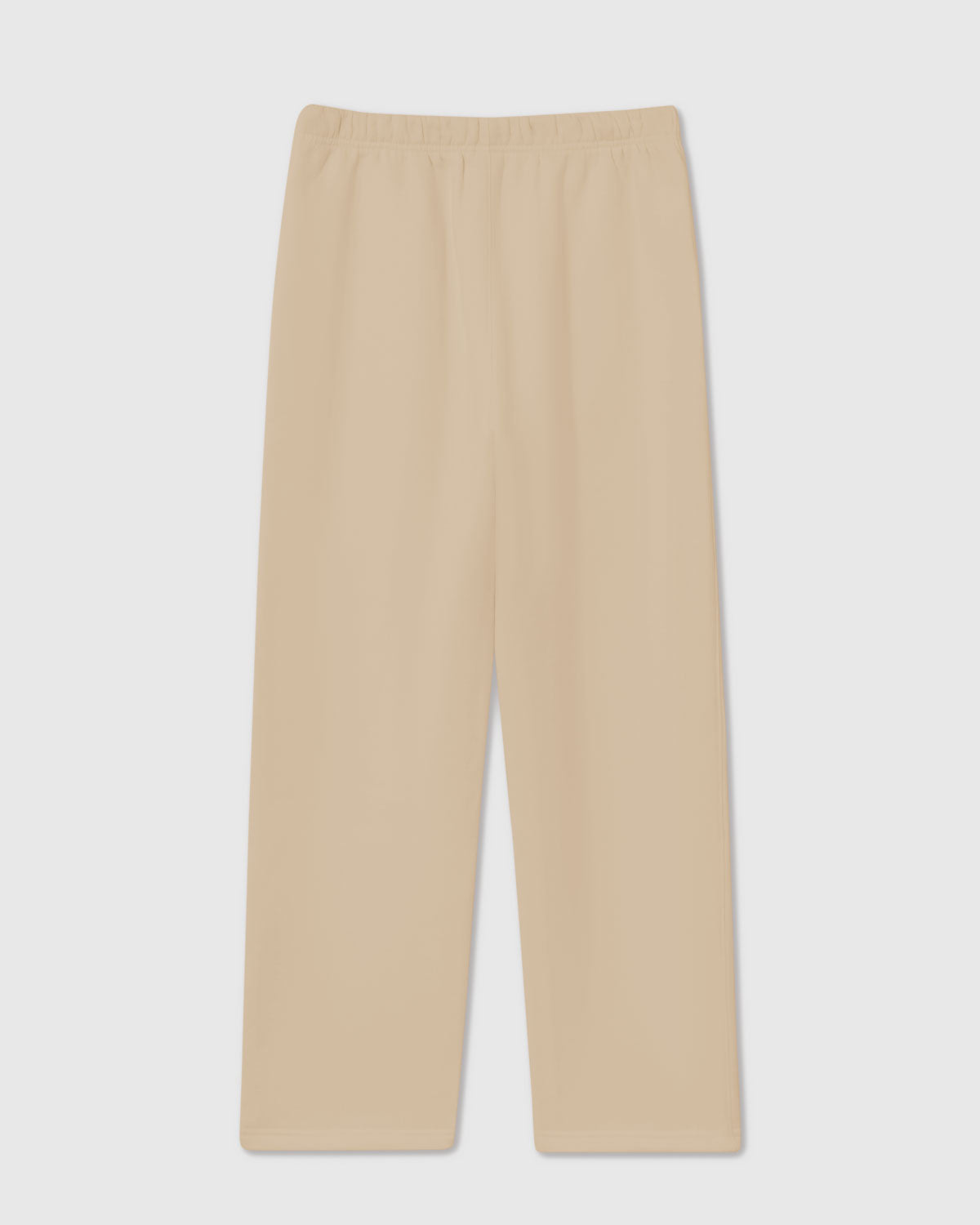 Back view of cream Sticky Bear Sweatpant showing clean construction and elastic waistband