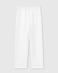DOUBLE CROISSANT PLUSH SWEATPANTS
