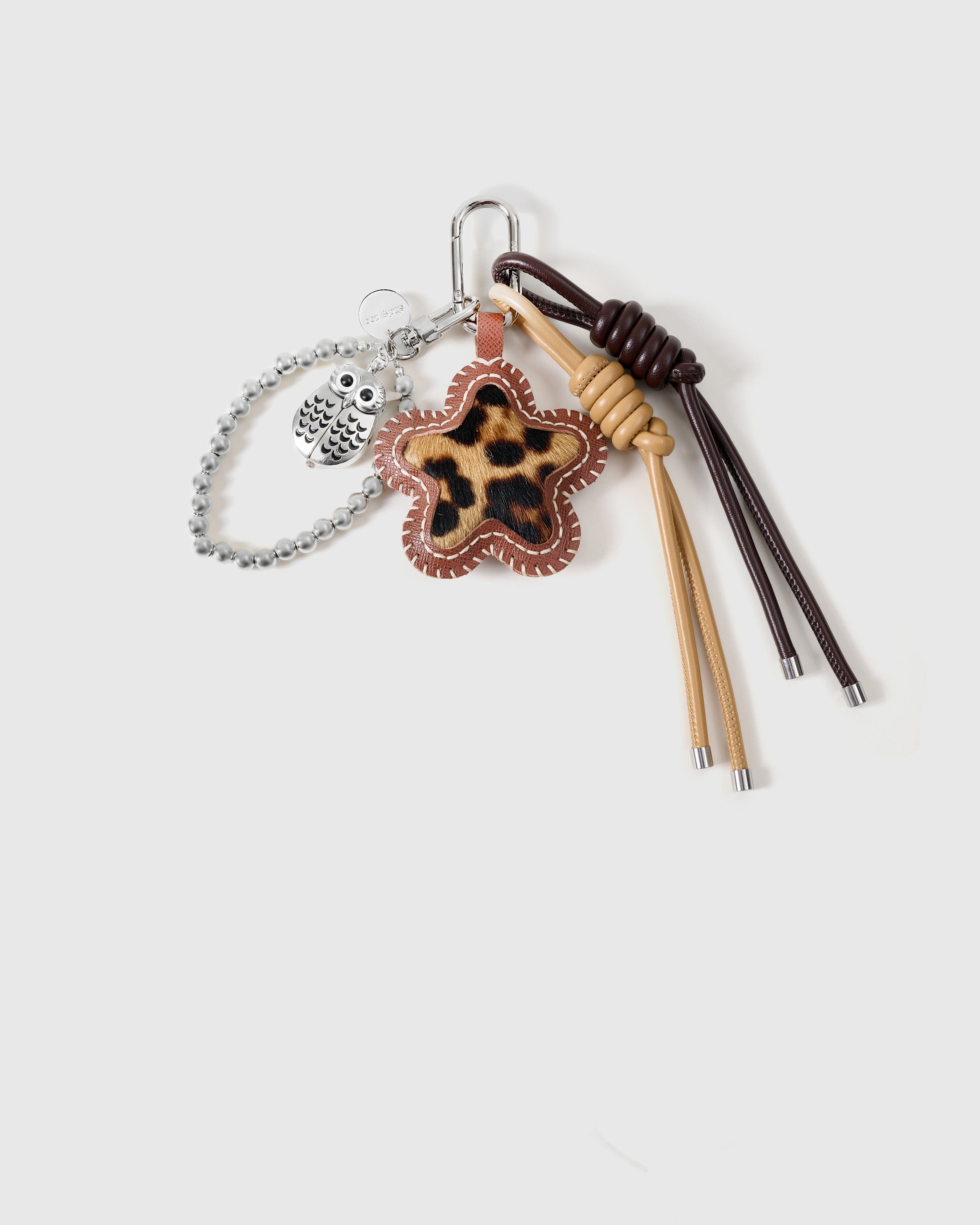 KULAY NG BAKA NA BITUIN NA LEOPARD NA STACK CHARM