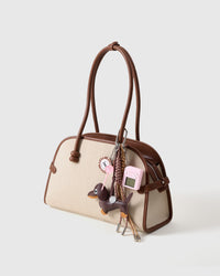FAMOUSE DACHSHUND™ MOCHA STACK CHARM