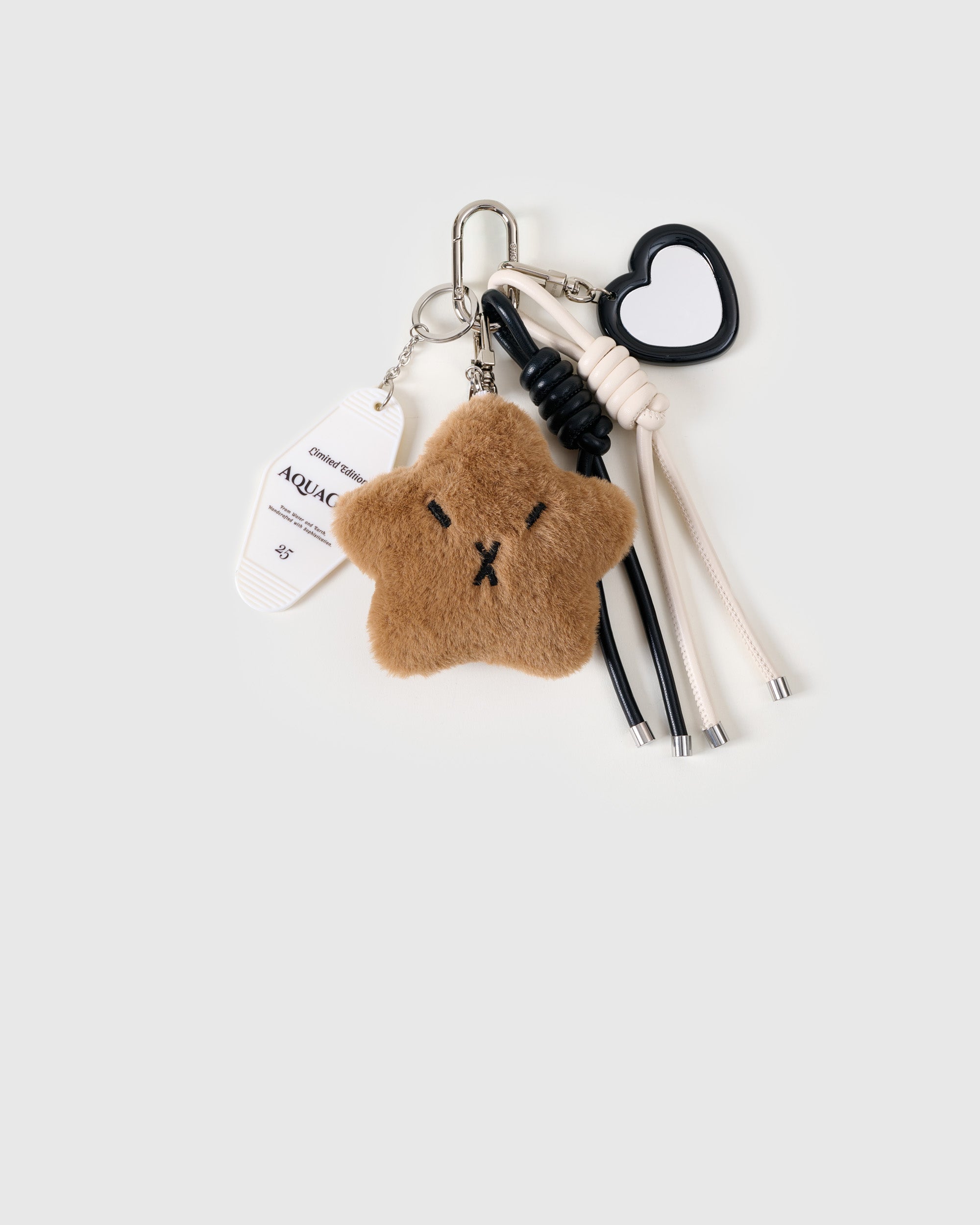 MOOD STAR HEART MIRROR STACK CHARM