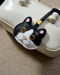 BRITISH SHORTHAIR CAT CHARM – BLACK MUSE EDITION